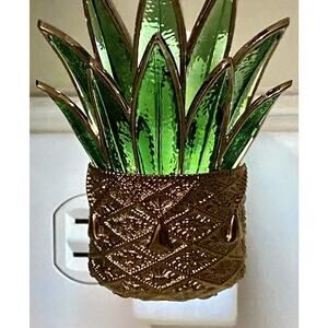 NEW 1 BATH AND BODY WORKS POTTED PLANT GOLD POT WALLFLOWER PLUG-IN DIFFUSER